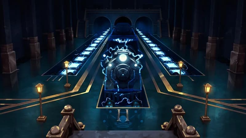 Train Station Platforms map, Lightning Rail Night variant thumbnail