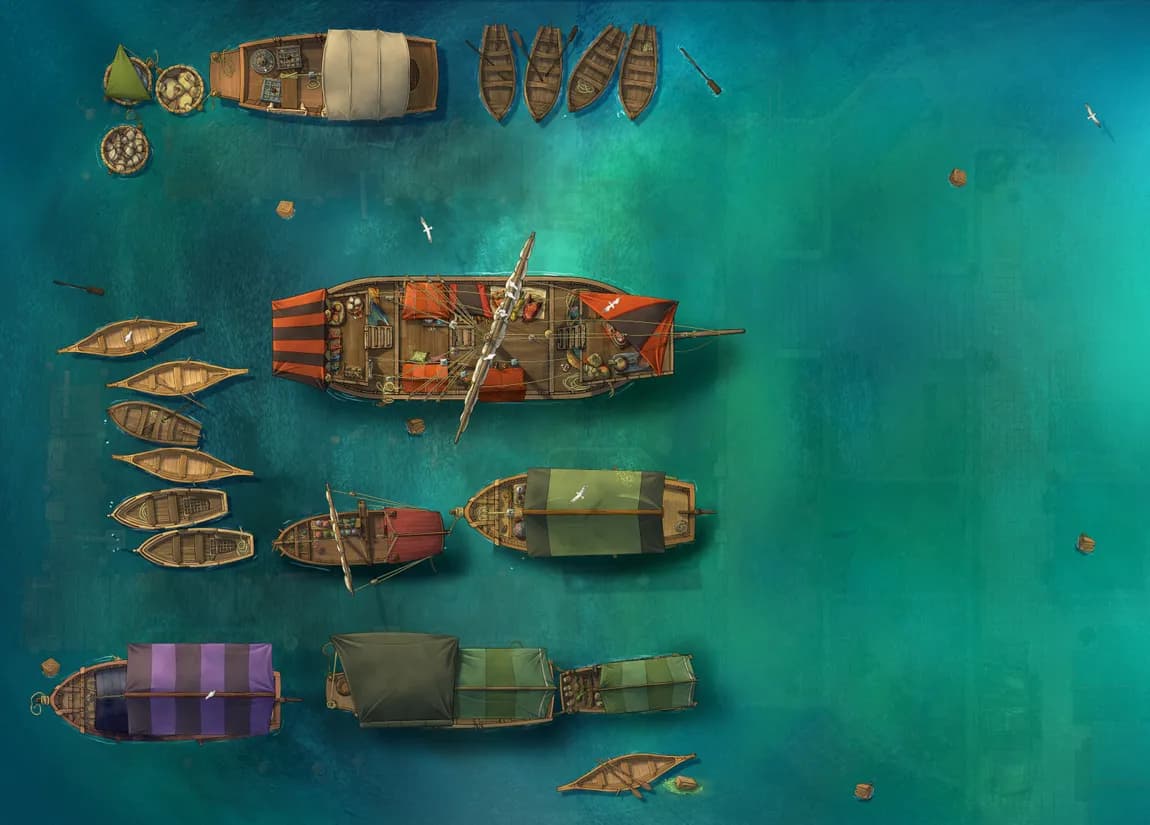 Trading Port map, Flood Stage 04 variant thumbnail