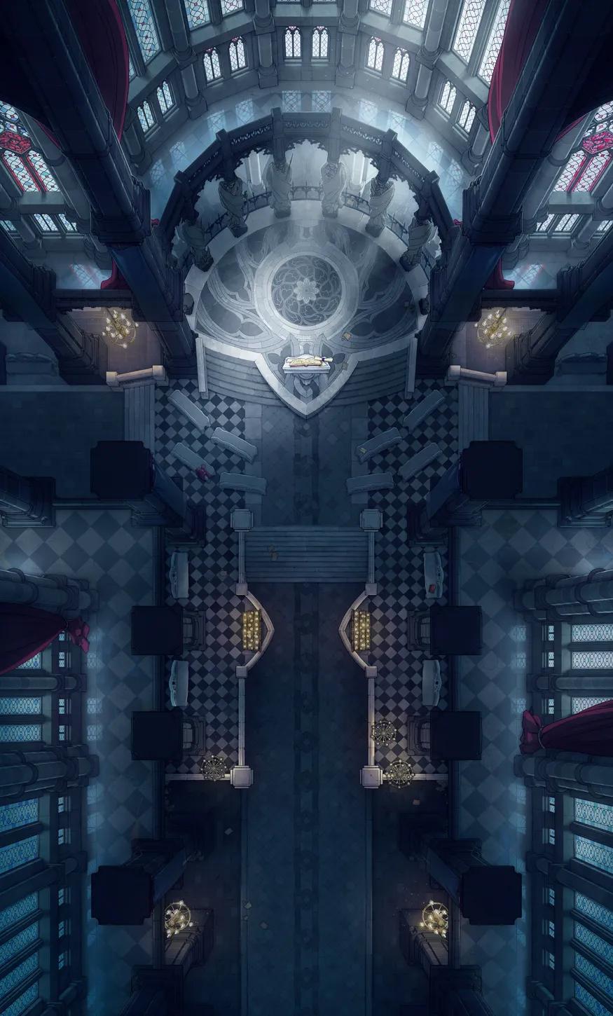 Cathedral of the Eight map, Original Night variant thumbnail
