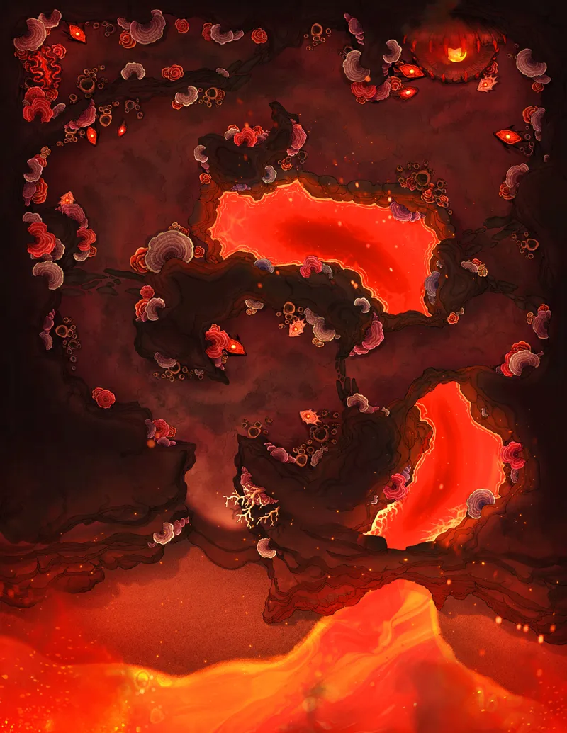 Coastal Caverns map, Lava variant thumbnail