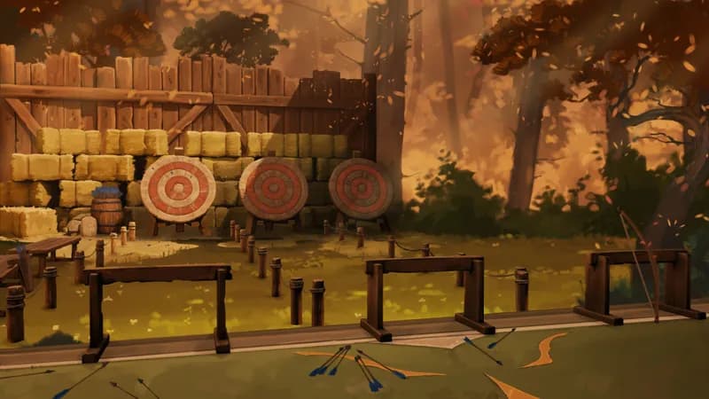 Palace Guard Chambers map, Woods Autumn variant thumbnail