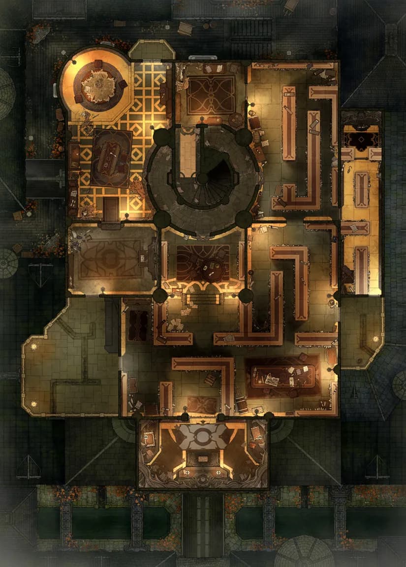 Muniment Chamber map, Ebony variant thumbnail