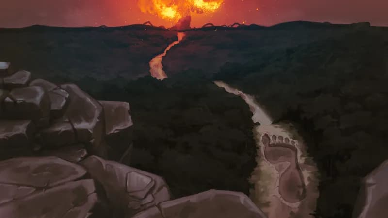 Land of Giants map, Yggdrasil Burning variant thumbnail