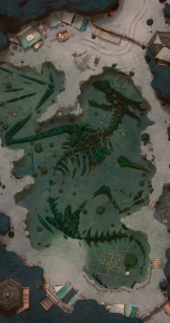 Archaeological Dig map, Necro Dragon variant thumbnail