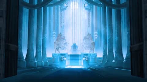 Royal Throne Room map, Frosted Throne variant