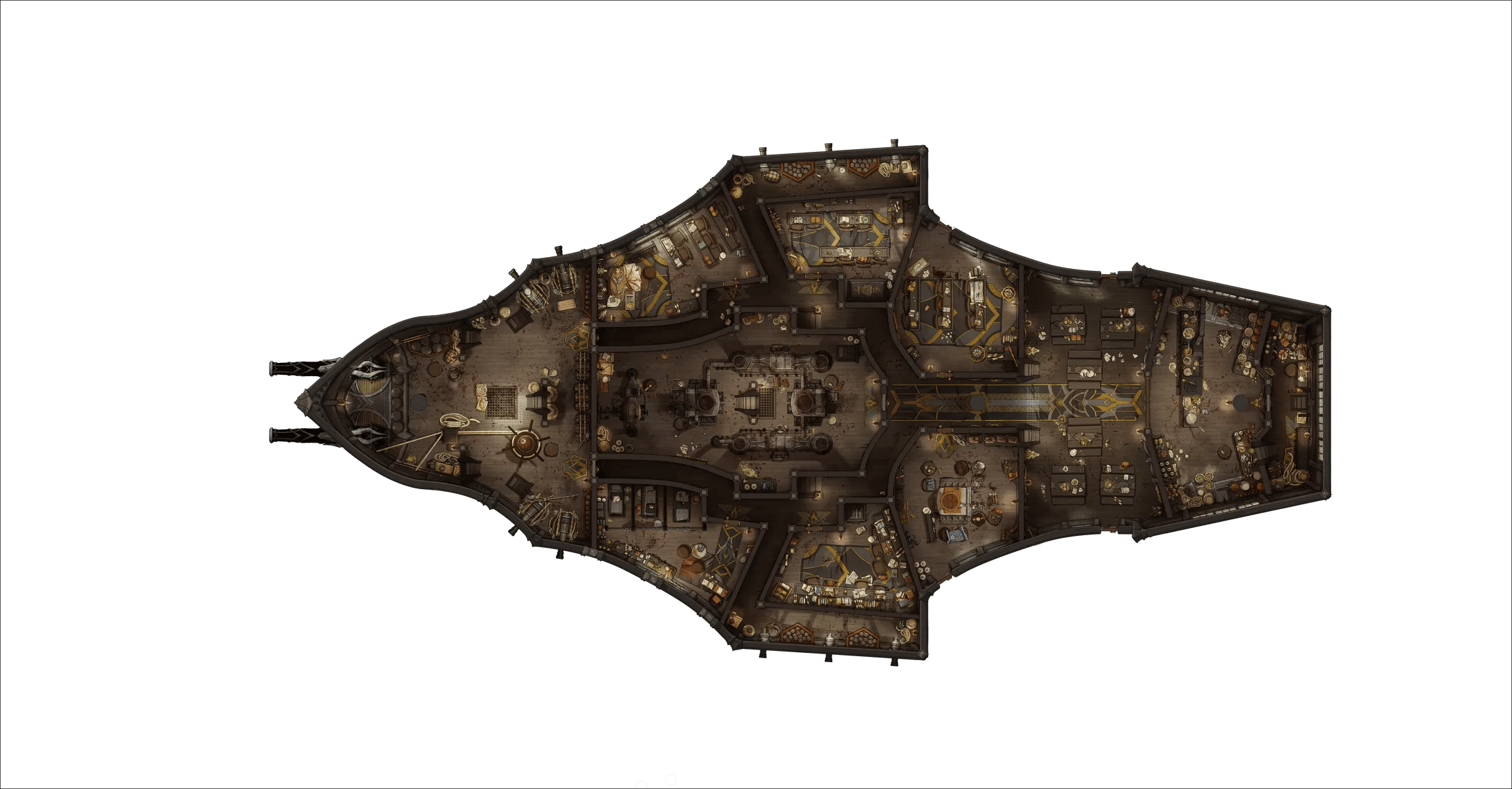 Dragon Ship Interior map, Lower Deck Pirate variant thumbnail