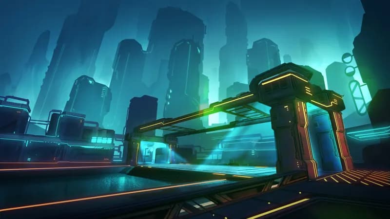 Cyberpunk Bridge map, No Foreground variant thumbnail