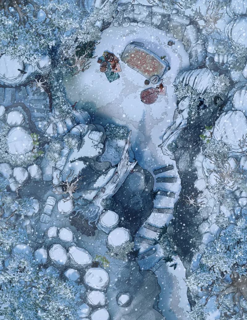 Dragon's Memorial map, Winter variant thumbnail