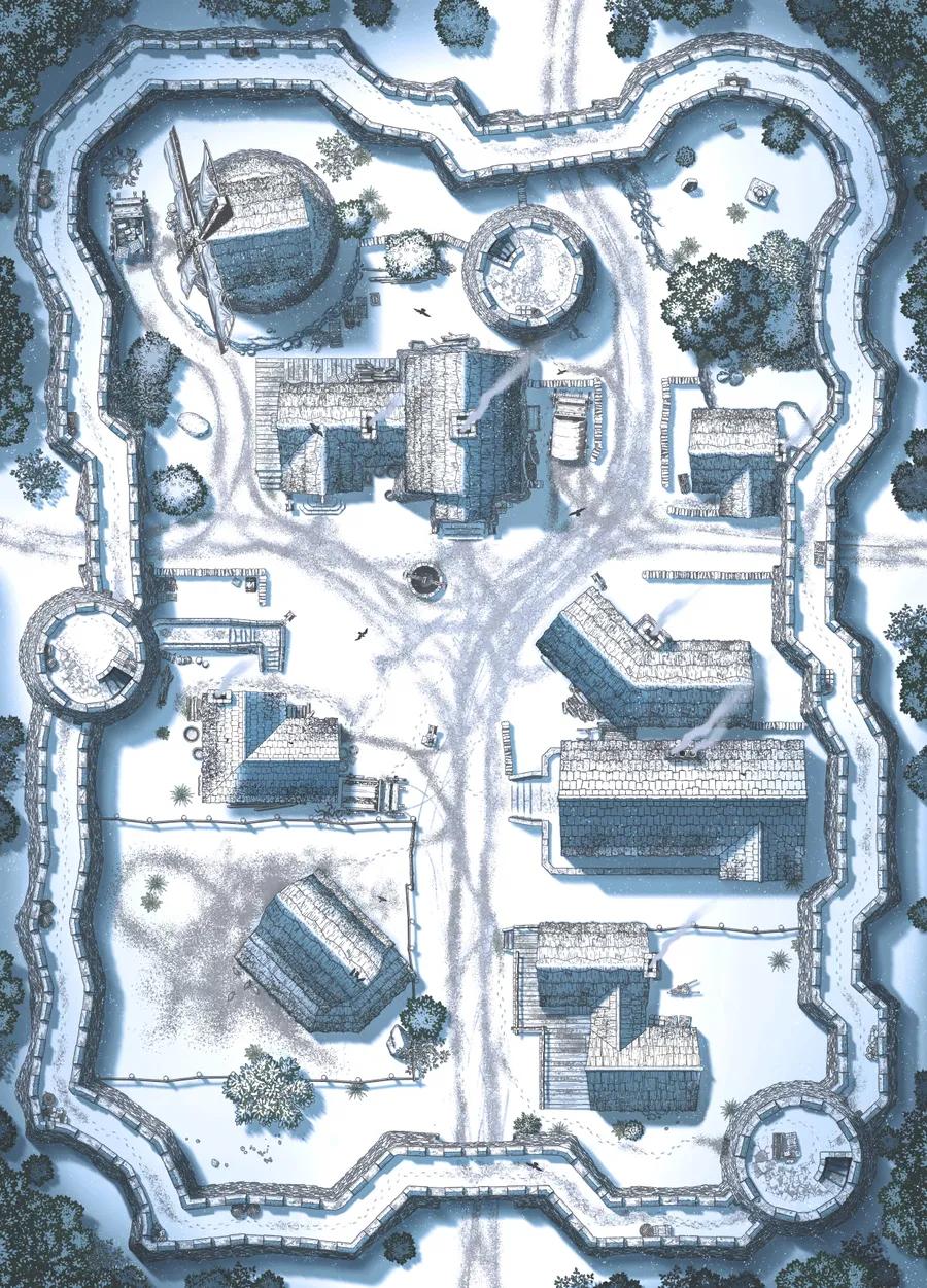 Hauthell map, 04 Winter Day variant thumbnail