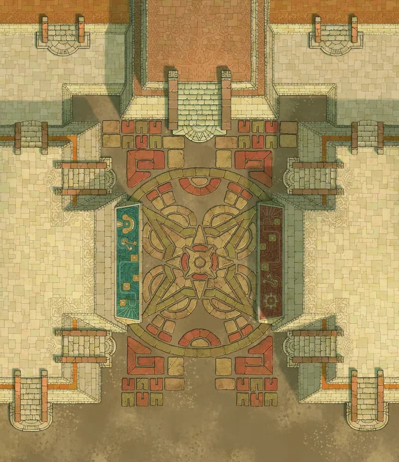 Sacred Ballcourt map, Empty variant thumbnail