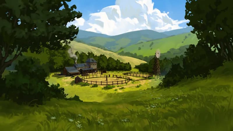 Pastoral Village Stables map, Original Day variant thumbnail
