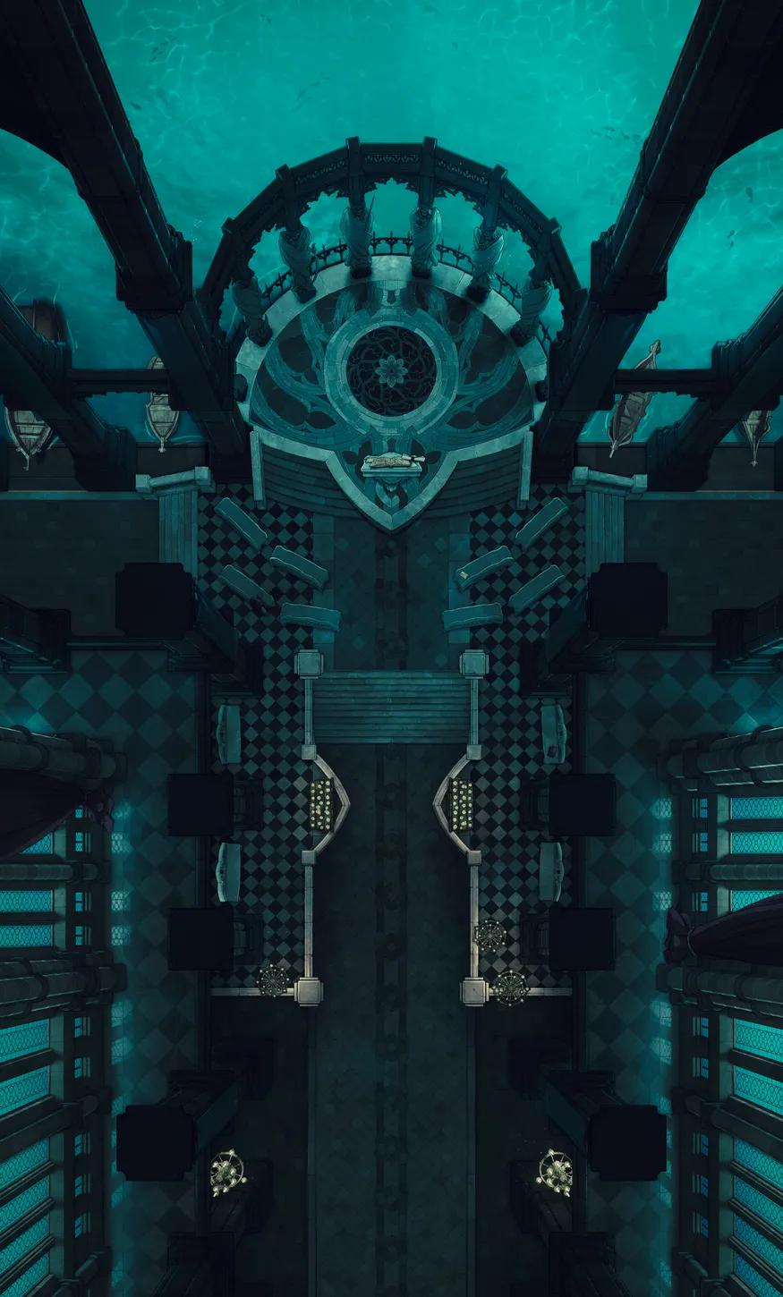 Cathedral of the Eight map, Water variant thumbnail