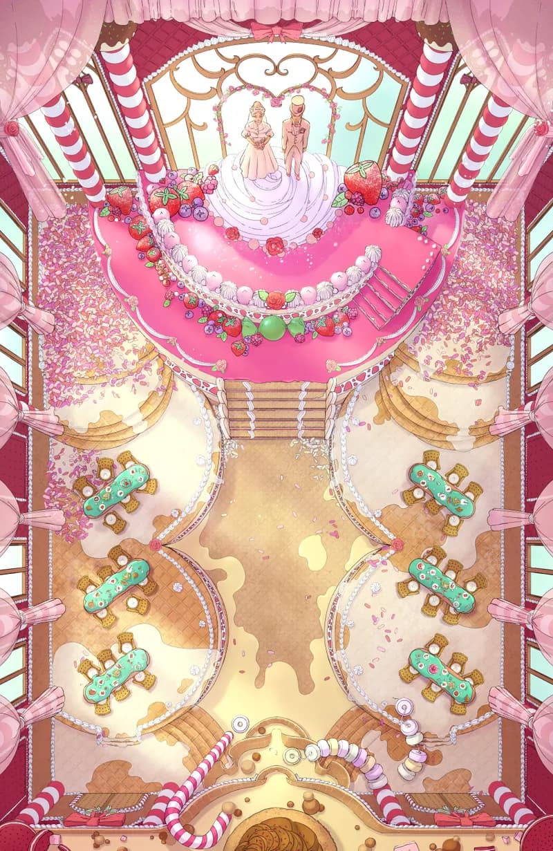 Candy Castle Banquet Hall map, Less Candy variant thumbnail