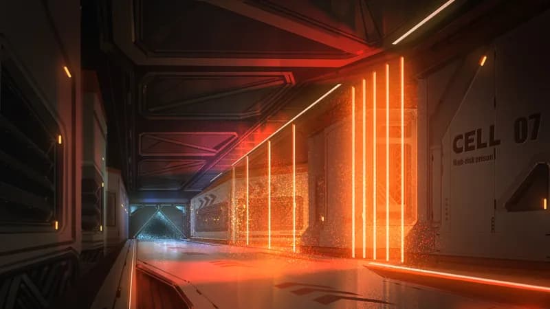 Odobenus Prison Ship Corridor map, Original Night variant thumbnail