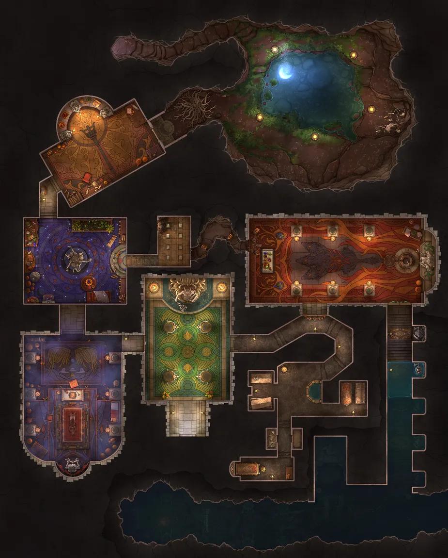 Archon's Catacombs map, Flood Stage 01 variant thumbnail