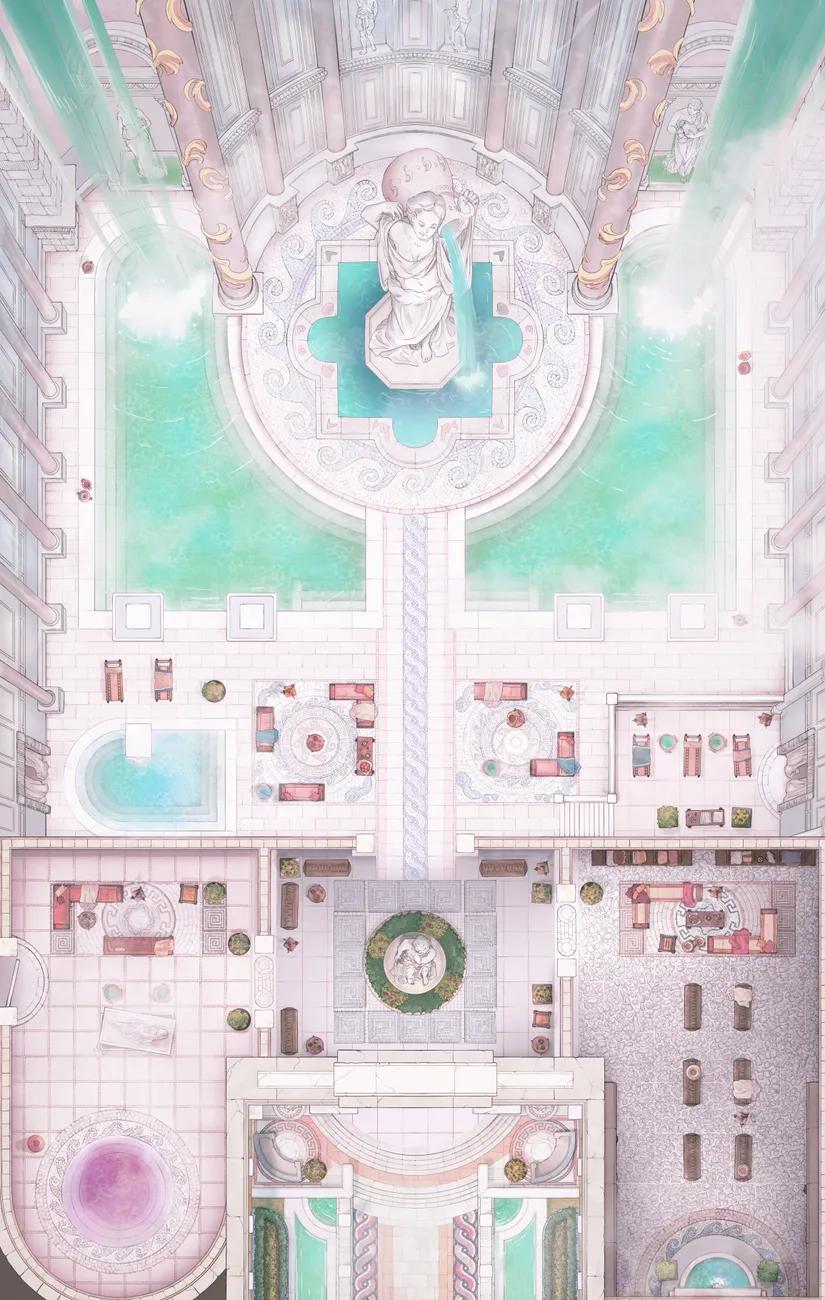 Imperial Bath Complex map, Opal variant thumbnail