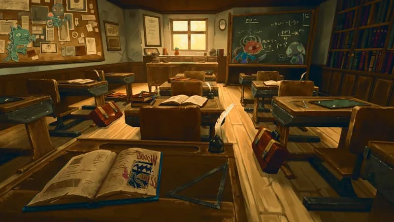 Quaint Village School map, Monsters variant thumbnail