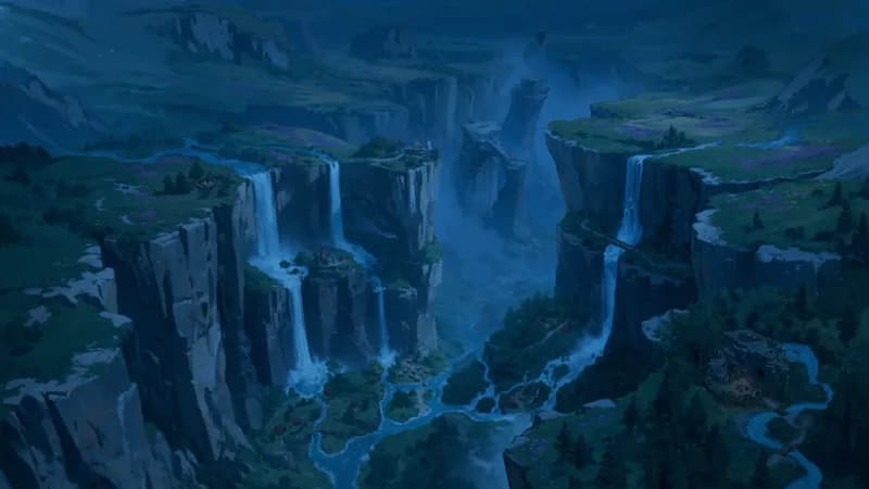 Verdant Ravine map, Dark variant thumbnail