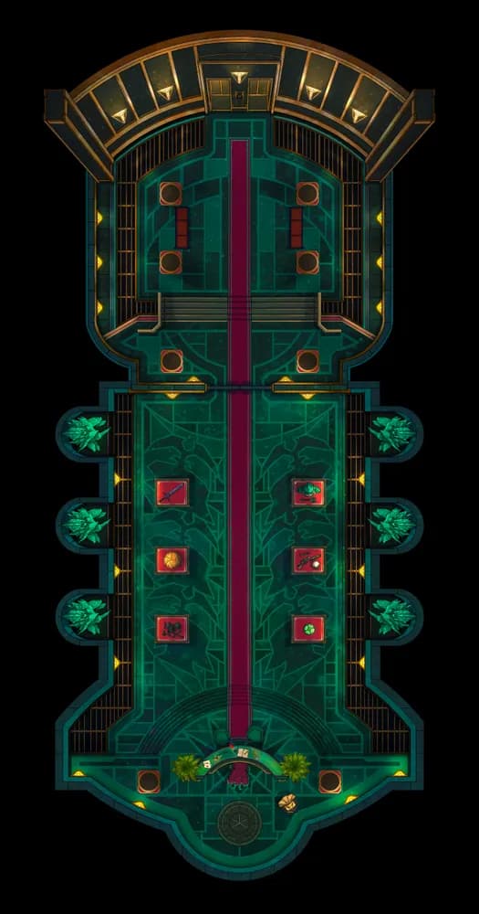 Wizard Bank Interior map, Floor B2 Deactivated Portal variant thumbnail