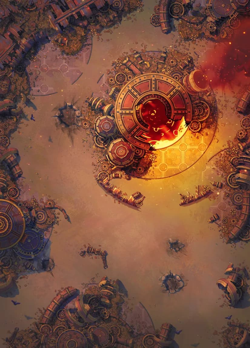 Gnome Minefield map, Forge variant thumbnail