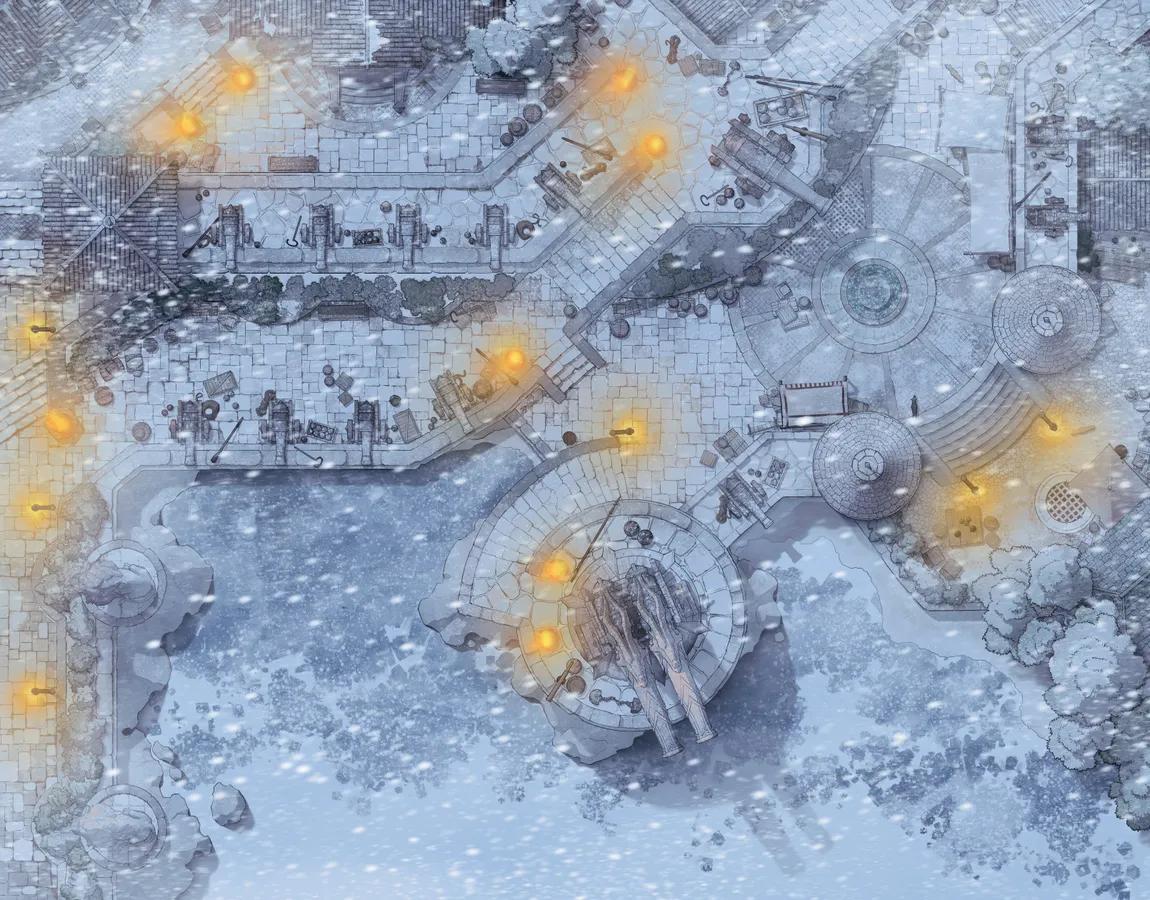 Port Bastion map, Winter variant thumbnail