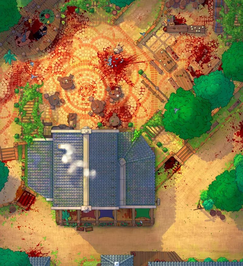 Beer Garden Tavern map, Massacre variant thumbnail