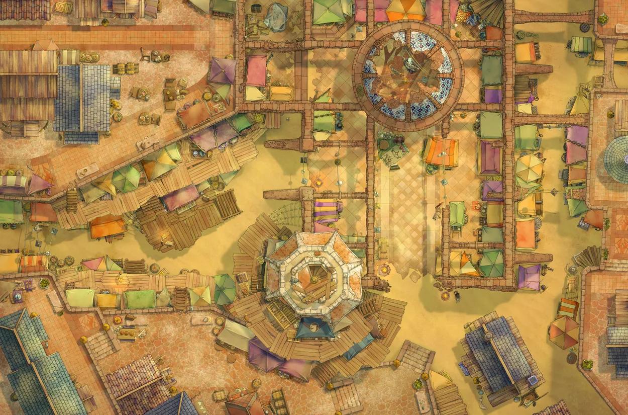 Black Market Streets map, Desert variant thumbnail