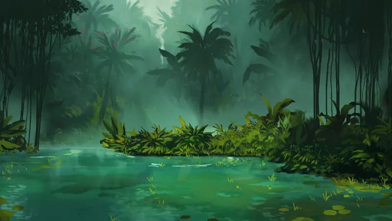Jungle Village map, Natural Day variant thumbnail