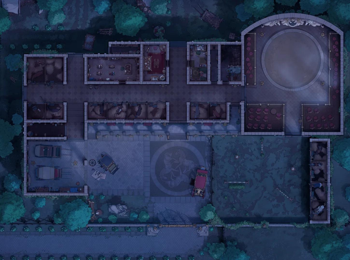 Royal Stables map, Dark variant thumbnail