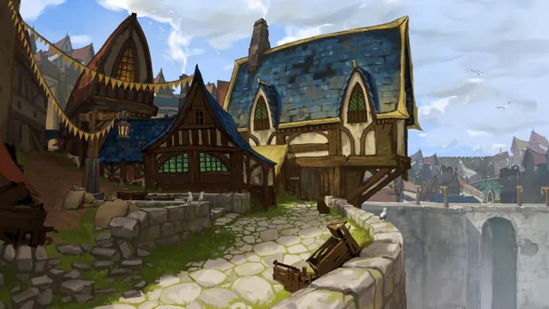 Low Town Docks map, City Day variant thumbnail