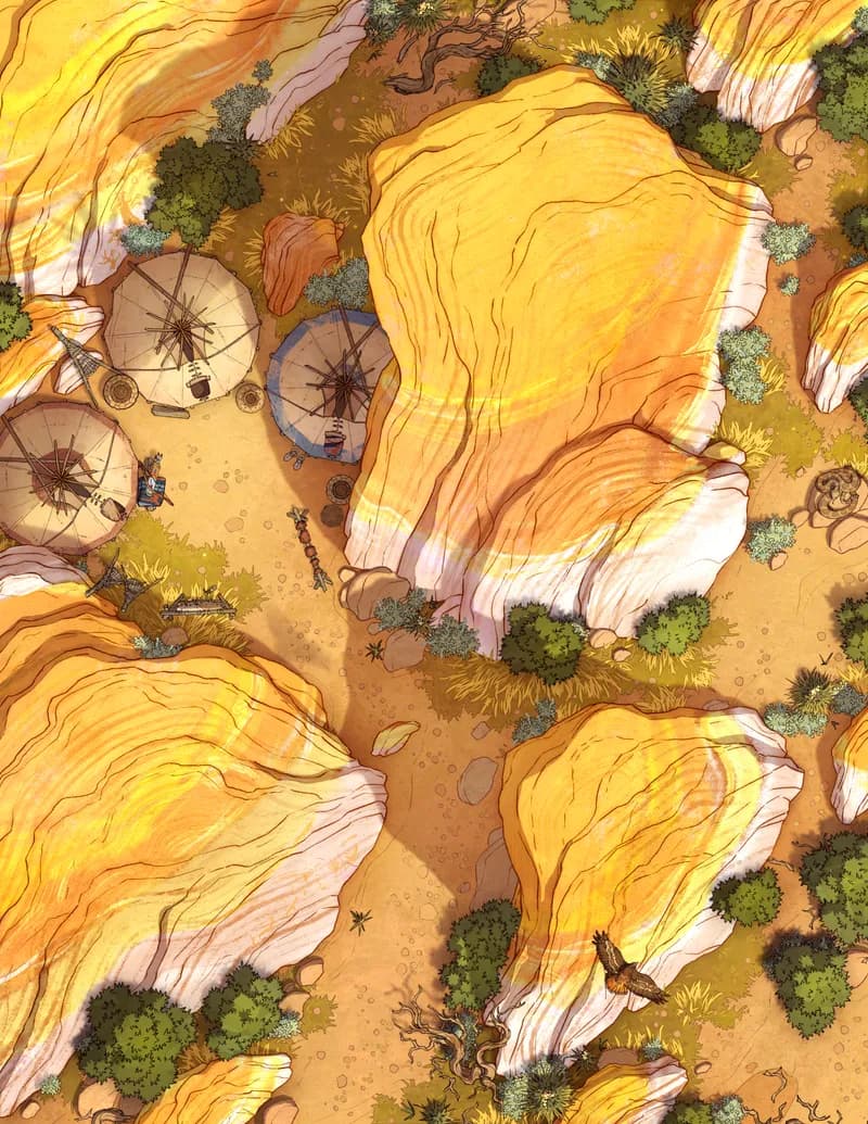 Garden of the Gods map, Unique Formation variant thumbnail