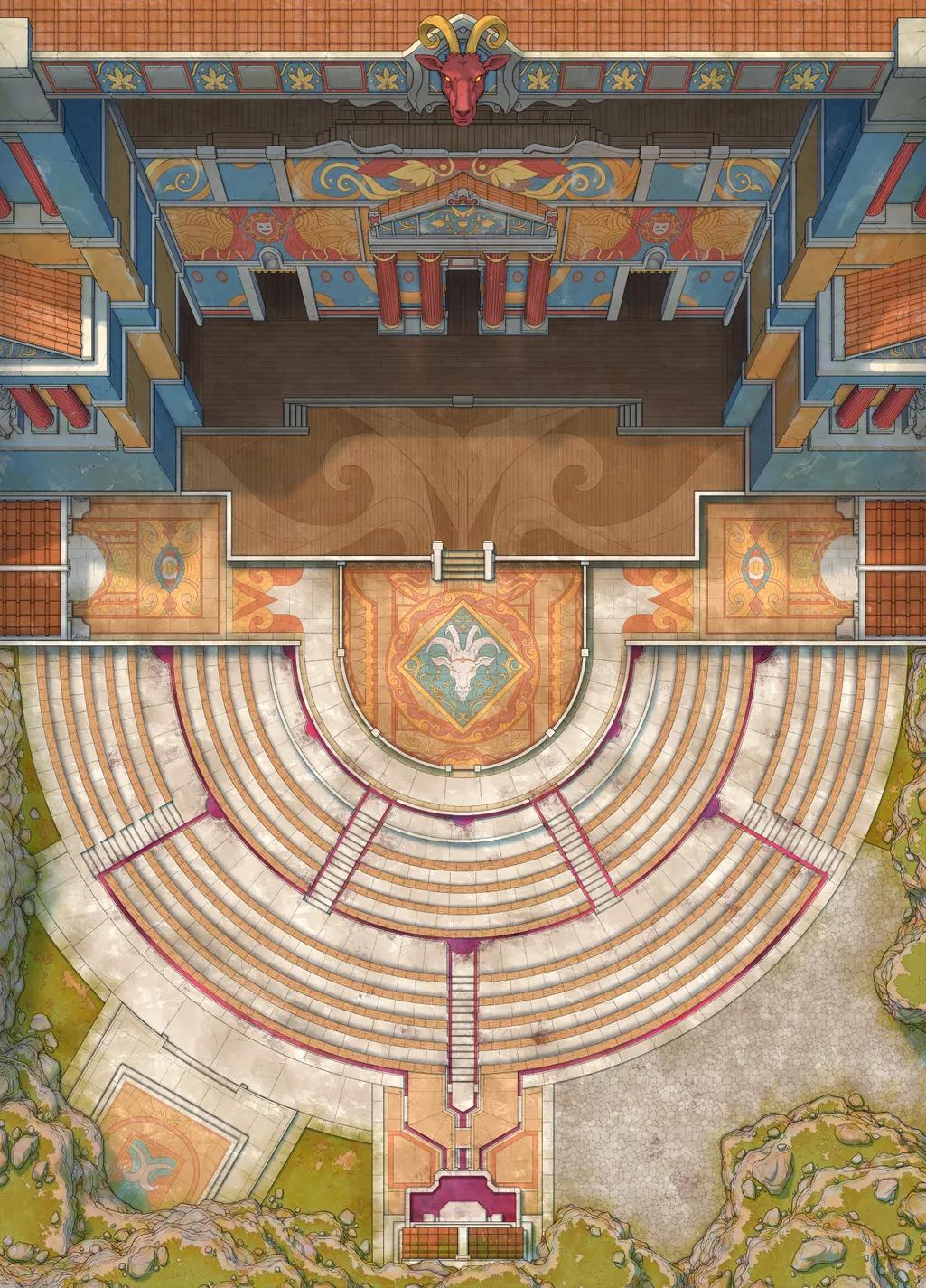 Affluent Amphitheatre map, Empty variant thumbnail