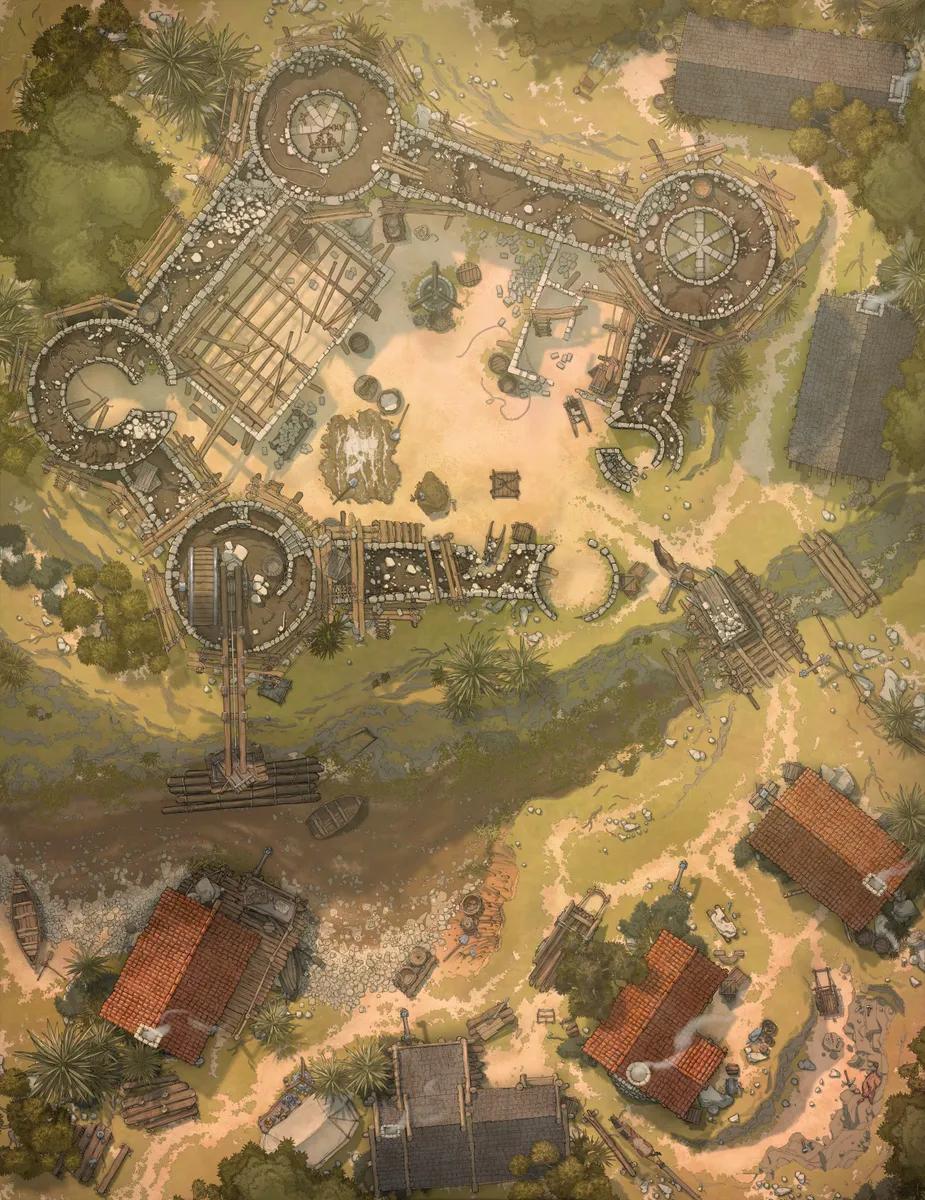 Castle Construction map, Drought variant thumbnail