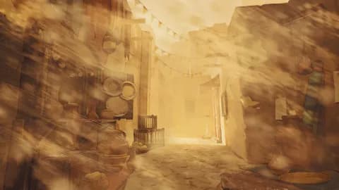 Desert Caravanserai map, Sand Storm variant