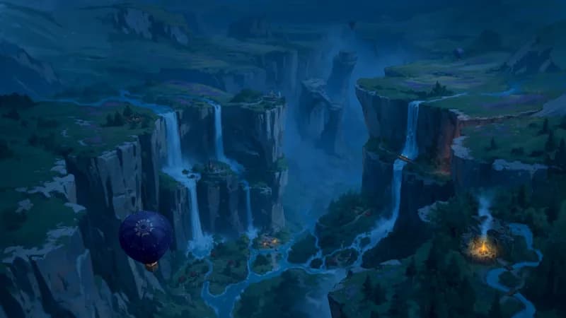Verdant Ravine map, Original Night variant thumbnail