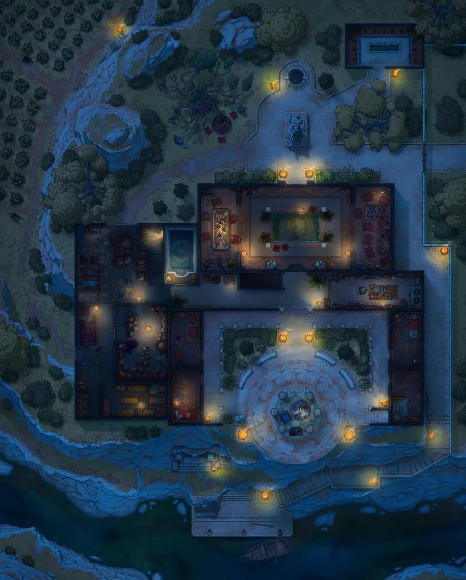 Archon's Villa map, Original Night variant thumbnail