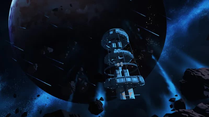 Ouroboros Space Station map, Original Night variant thumbnail