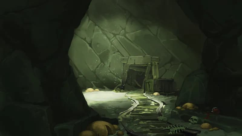 Bone Mill Lair map, Mine Entrance variant thumbnail
