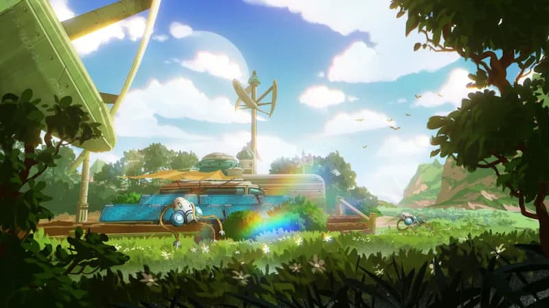 Solarpunk Tea Farm map, Original Day variant thumbnail