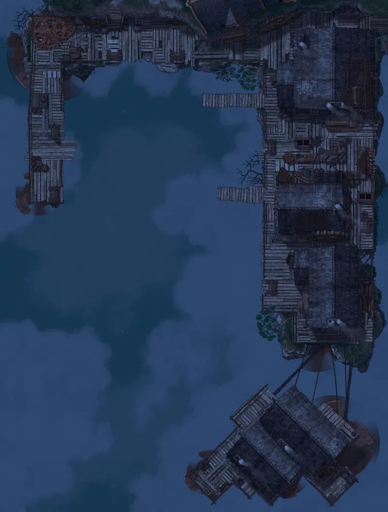 Staying Afloat map, Empty Dock Night variant thumbnail