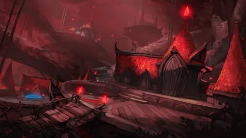 Fairy Treetop Village map, Blood Lands variant thumbnail