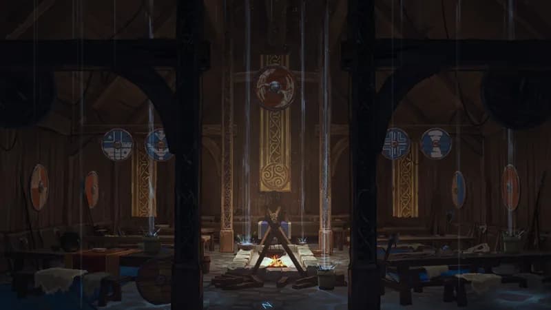 Viking Longhouse map, Rain variant thumbnail