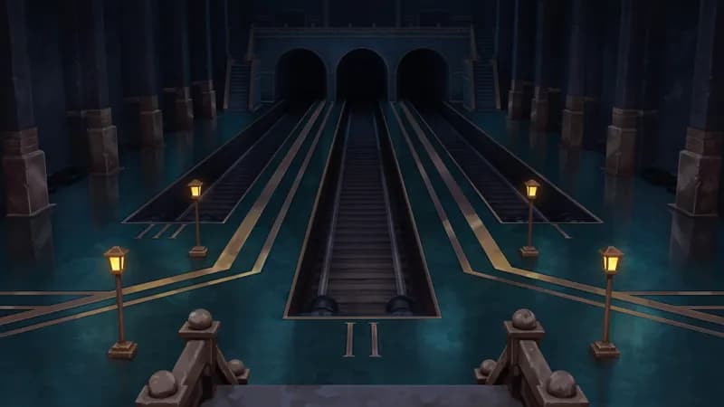 Train Station Platforms map, No Train Night variant thumbnail