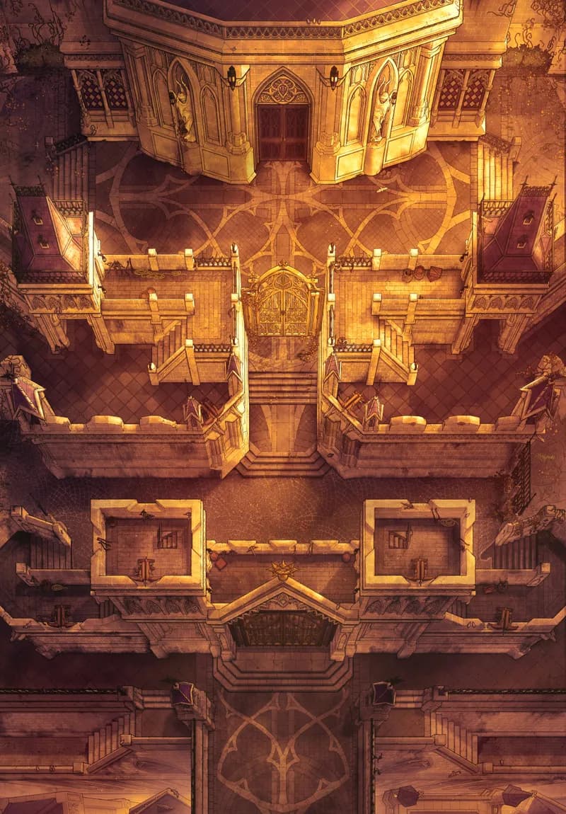 Gated Ramparts map, Sunset variant thumbnail