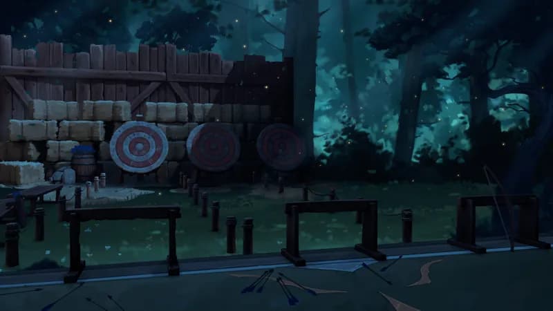 Palace Guard Chambers map, Woods Night variant thumbnail