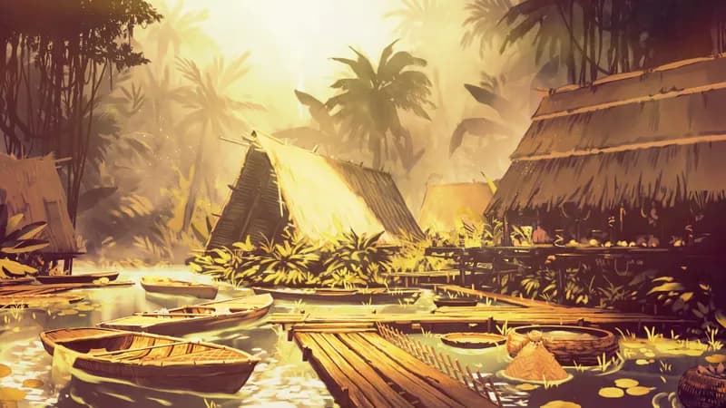 Jungle Village map, Sunset variant thumbnail