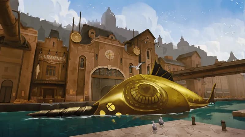 Iron Wharf map, Clean variant thumbnail
