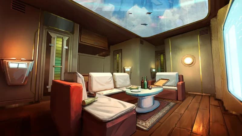 Asteria Cabin map, Clouds variant thumbnail