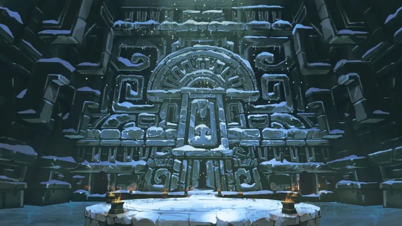 Temple of the Couatl Boss Room map, Winter variant thumbnail