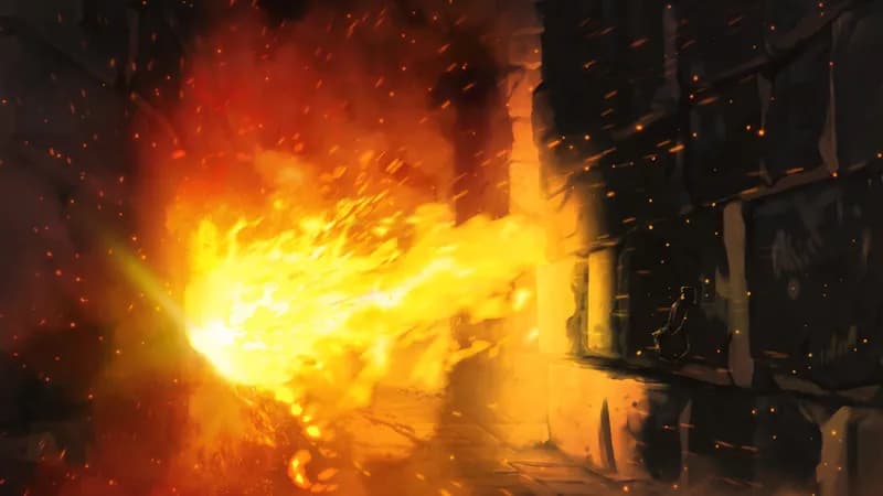 Minotaur Labyrinth map, Dragon Fire variant thumbnail